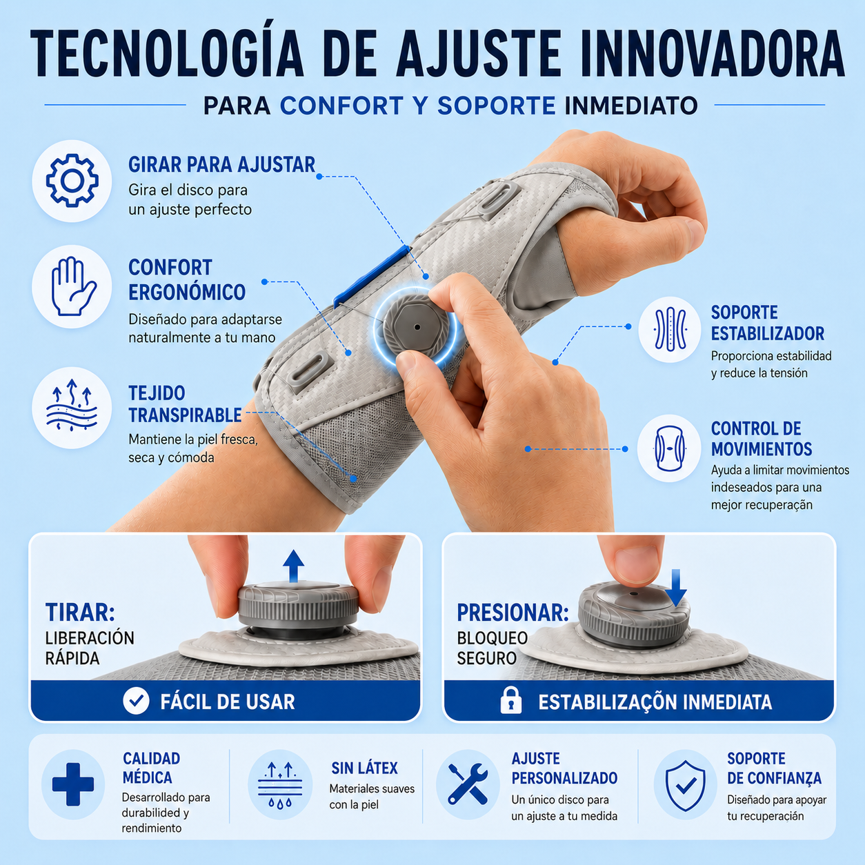Muñequera Ajustable